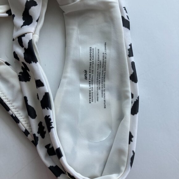 aerie size S/XS mismatch bikini SMALL black top and XS leopard bottom - Picture 15 of 16